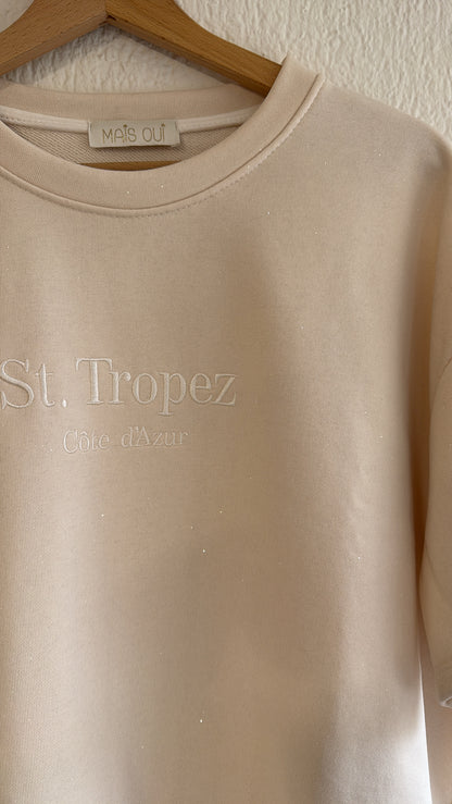 Felpa Saint Tropez cipria