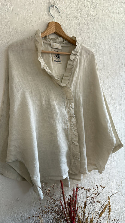 Cardigan camicia Gloria sand