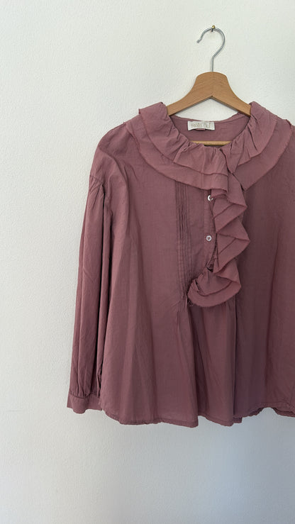 Camicia Adelina vintage malva