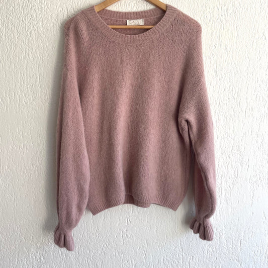 Tricot Fluffy rosa