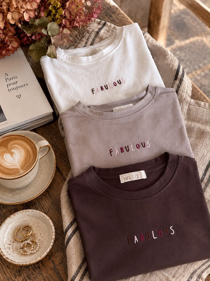 Tee Fabulous white