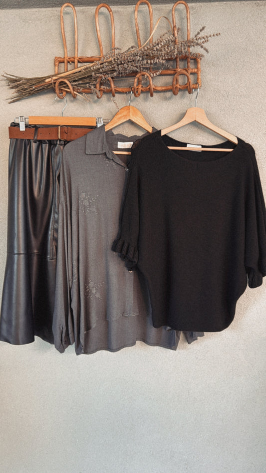 Fashion box Betty black - Flora piombo - Josephine Black