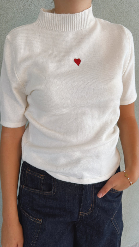 Maglia Heart white