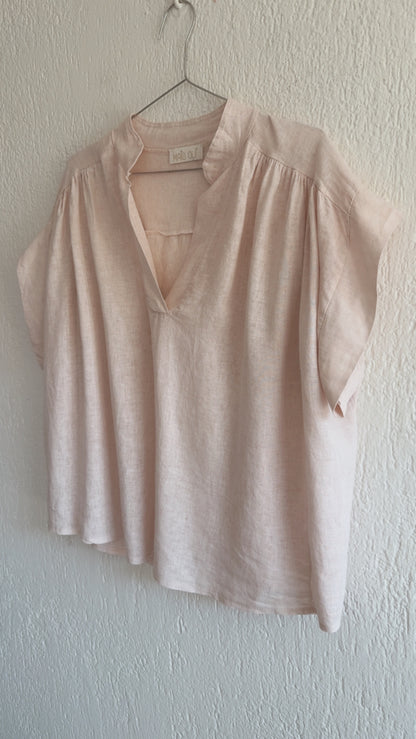 Blusa Johanna rose poudre