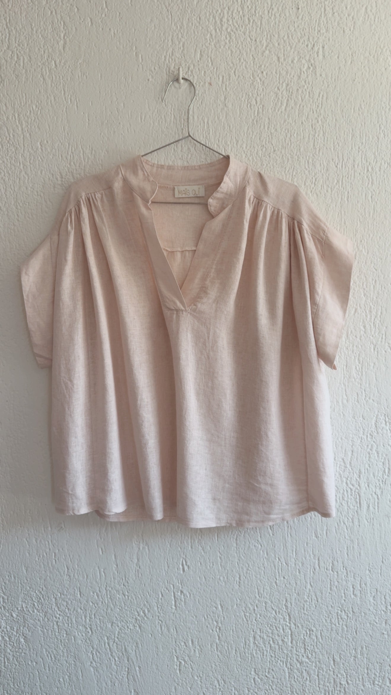 Blusa Johanna rose poudre