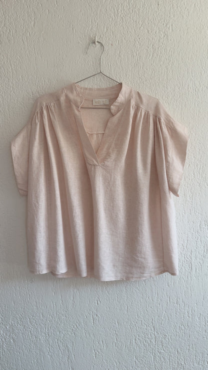 Blusa Johanna rose poudre