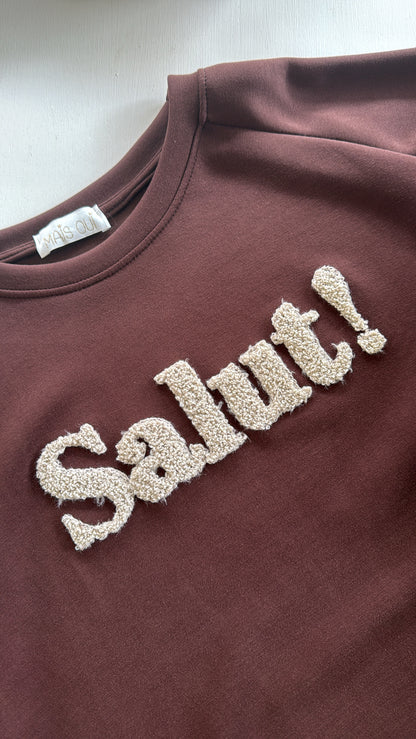 Felpa Salut! choco