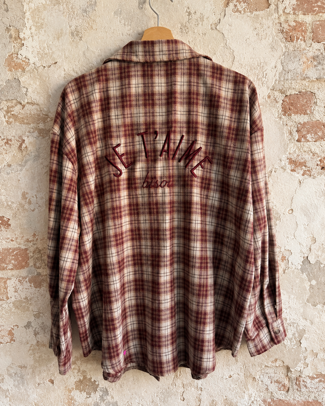Camicia Jet'aime check mosto