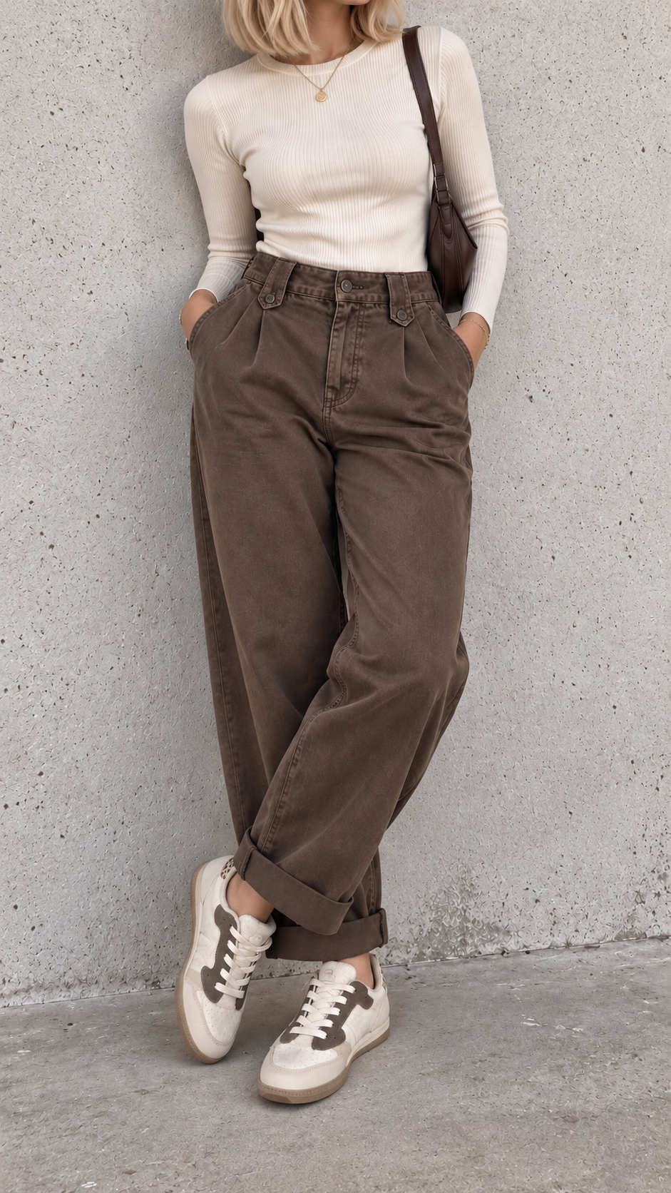 Pantalone Robin Milk coffee