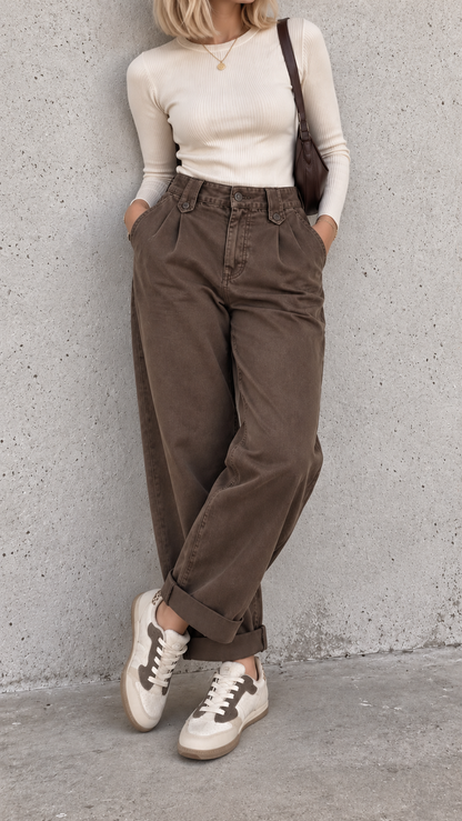 Pantalone Robin Milk coffee