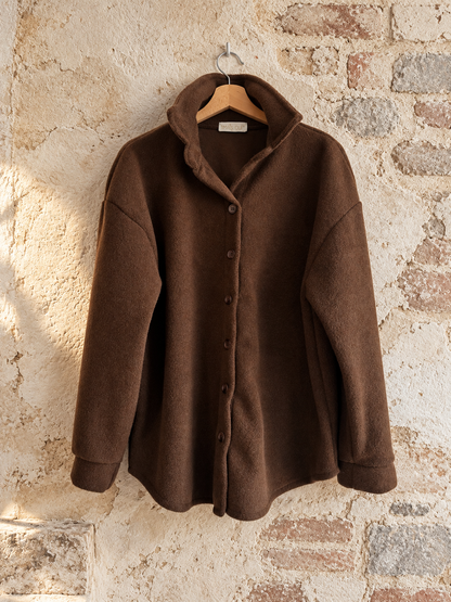 Camicia Felpa Bonjour choco