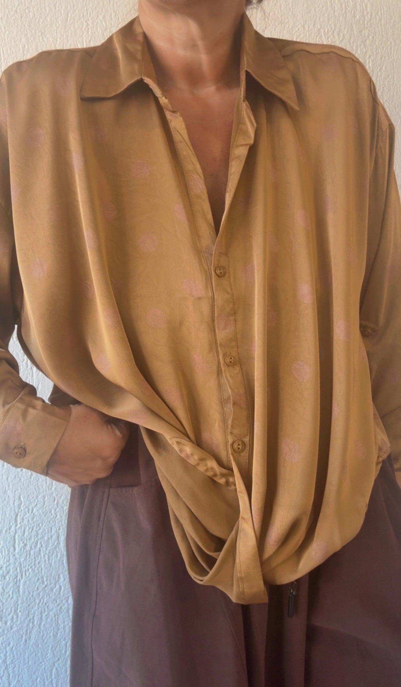 Camicia Josephine moutarde
