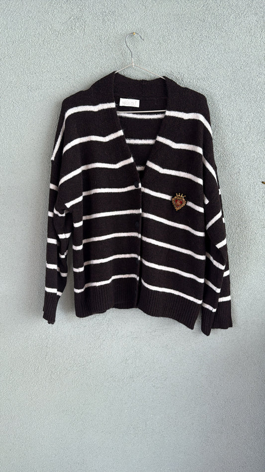 Cardigan Oxford Choco