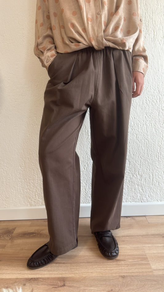 Pantalone Joël choco