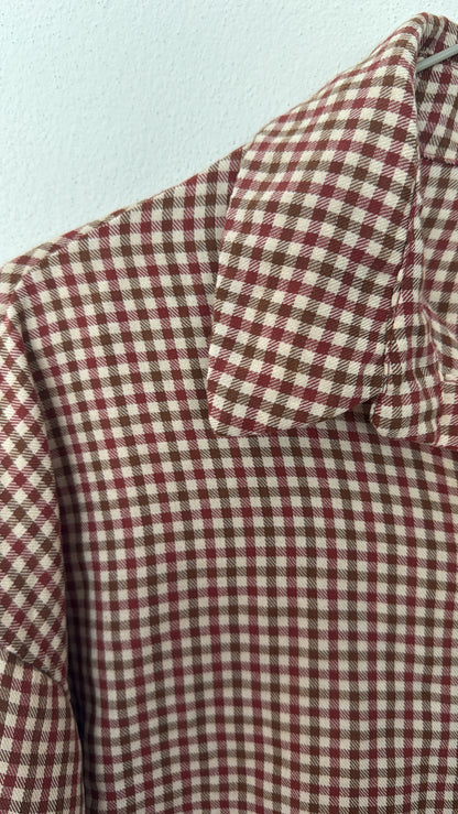Camicia Wayne check cherry