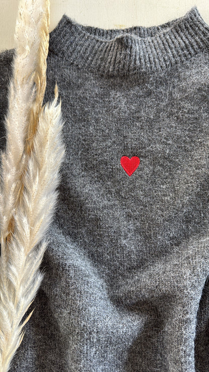 Maglia Heart piombo
