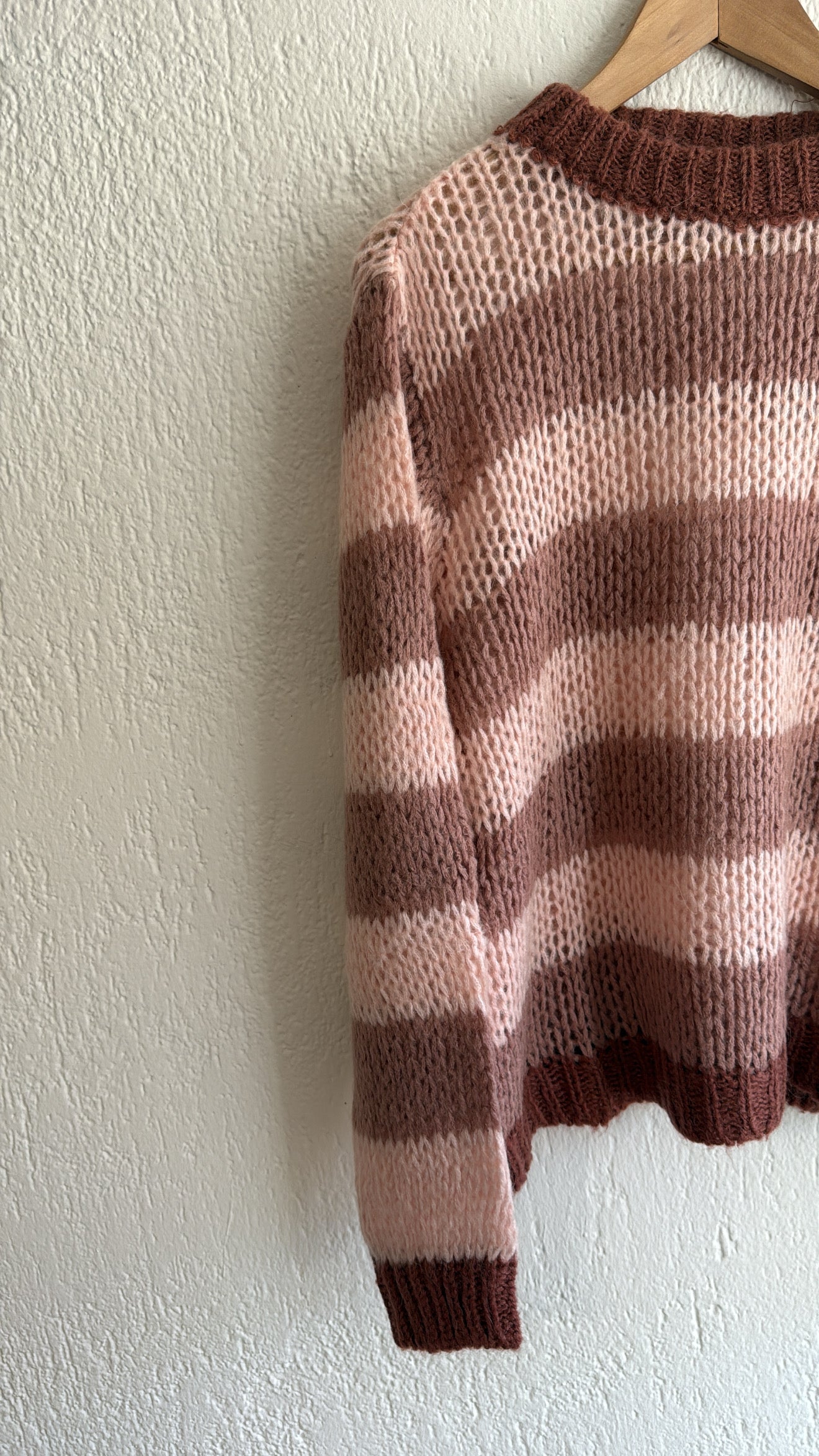 Maglia Natalina rosa-rosa vintage