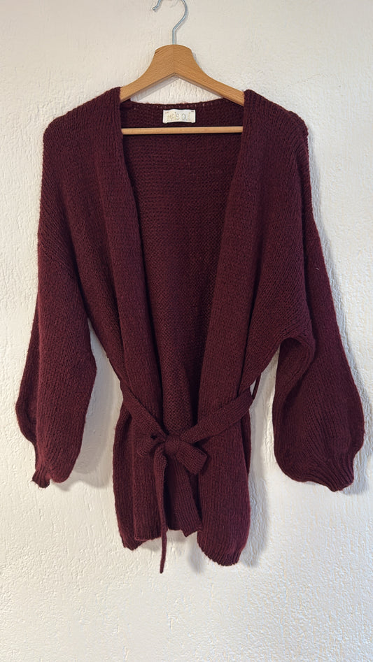 Cardigan Jasmine burgundy