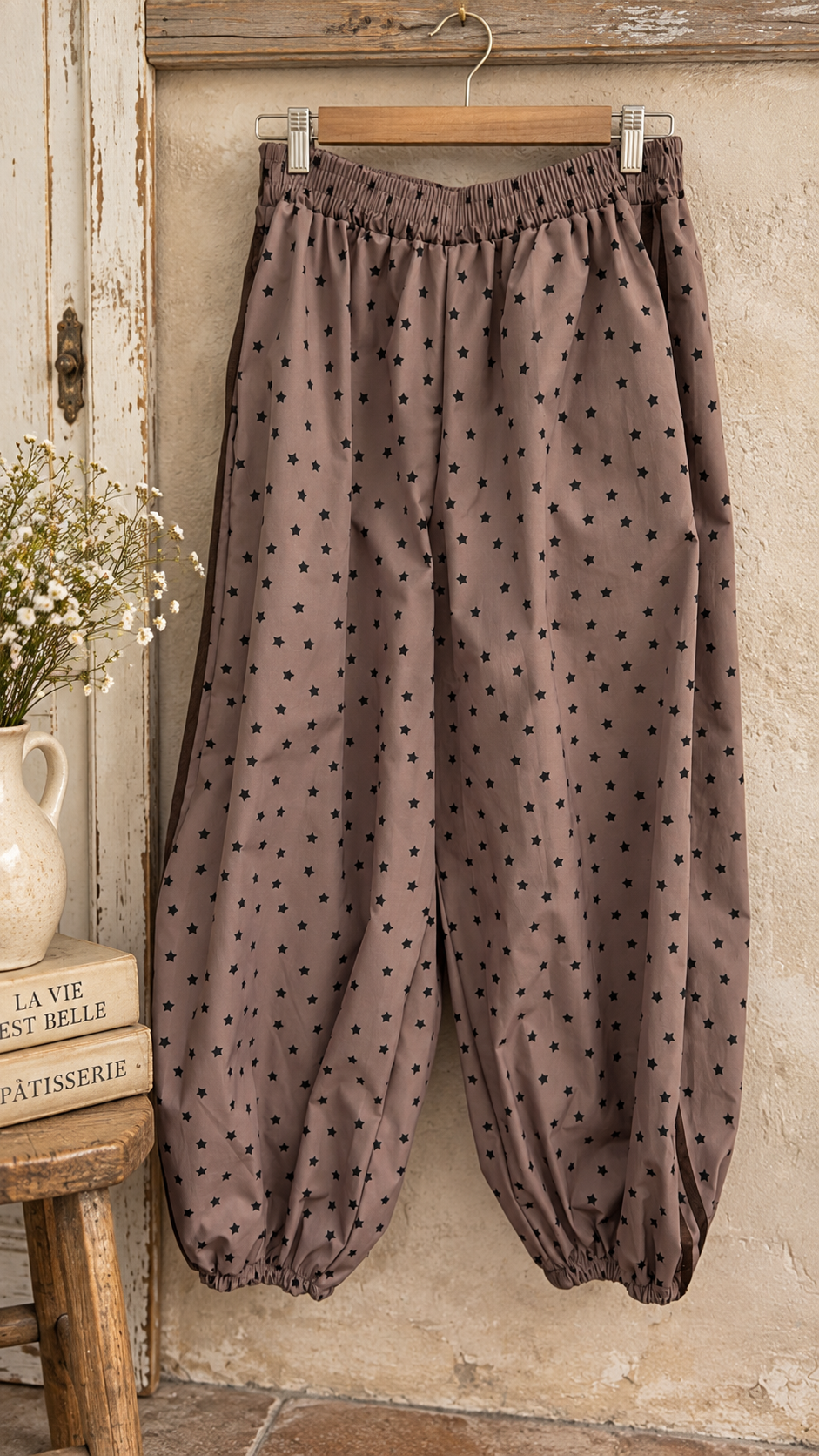 Pantalone Little Star milk coffee