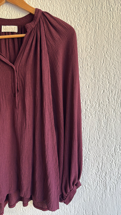 Camicia Cristelle prune