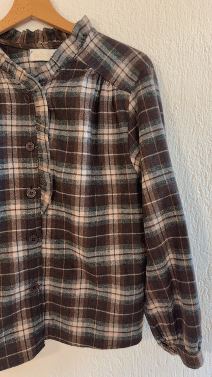 Camicia Anisa tartan choco