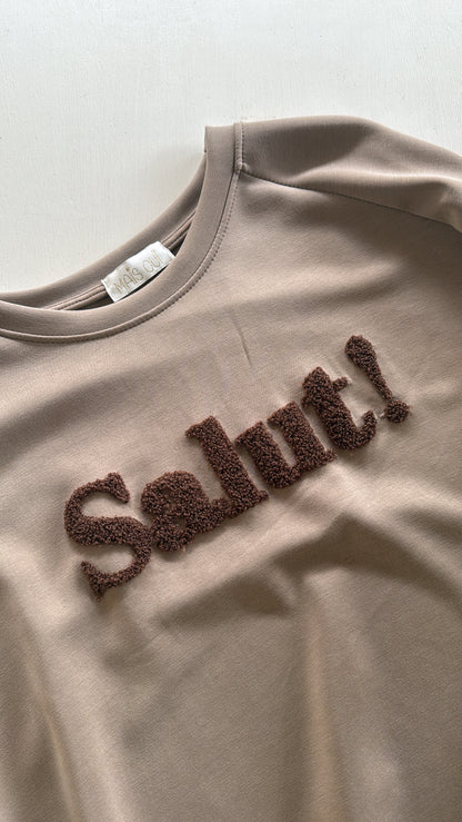 Felpa Salut! nut