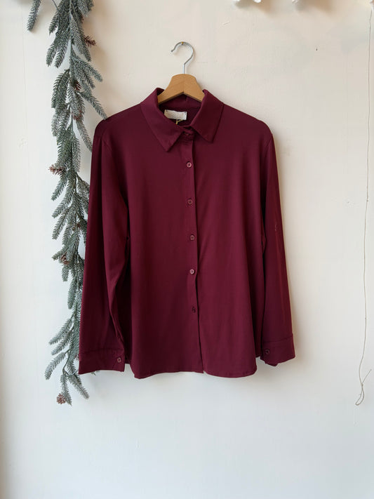 Camicia Amandine burgundy