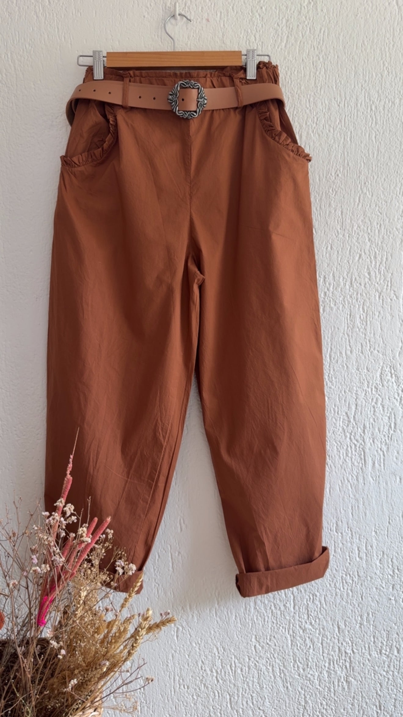 Pantalone Camille coccio
