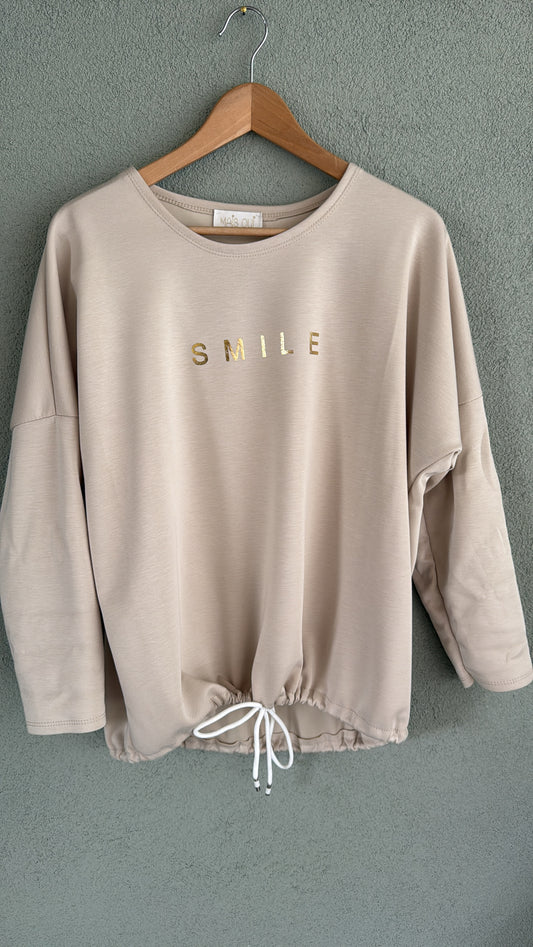 Maglia con coulisse Smile natural