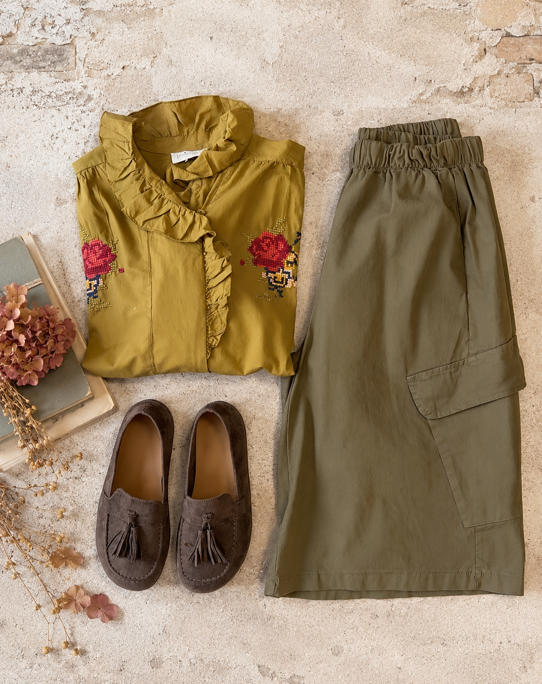 Pantalone Gerolamo khaki