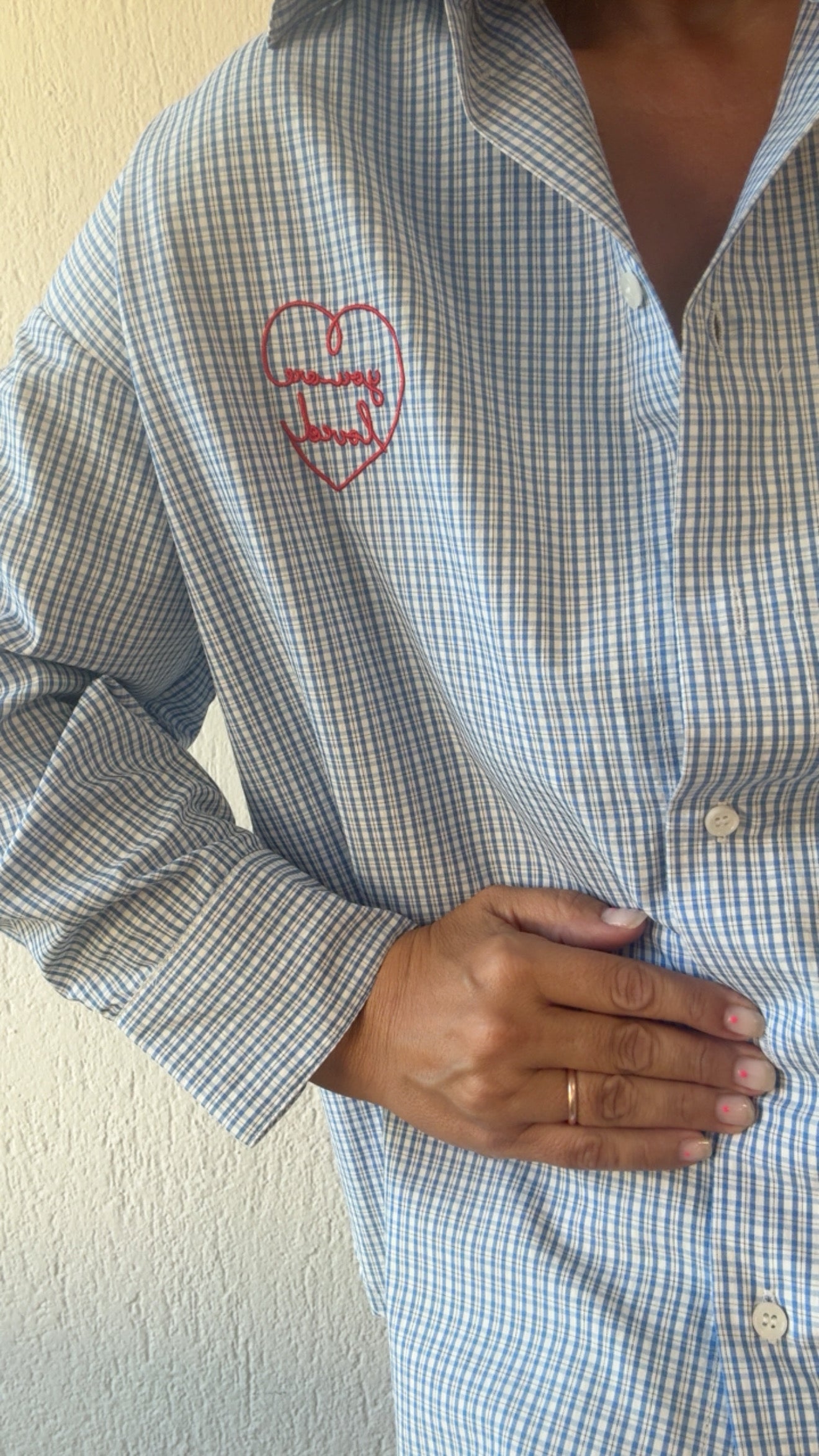 Camicia Loved azzurro