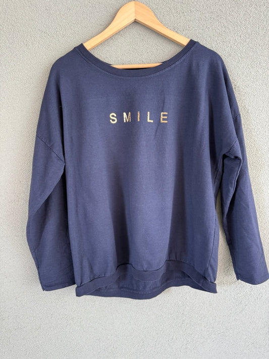 T-shirt Smile navy