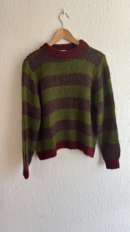 Maglia Natalina verde-choco