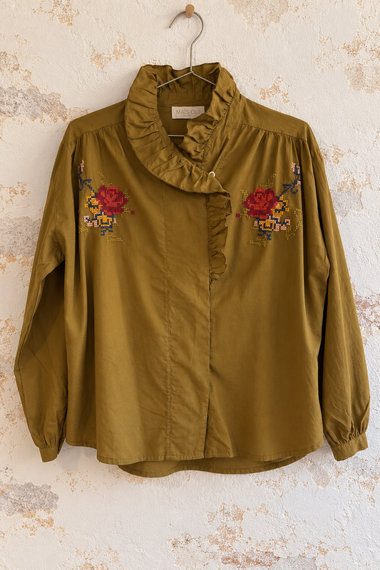 Camicia Tea senape