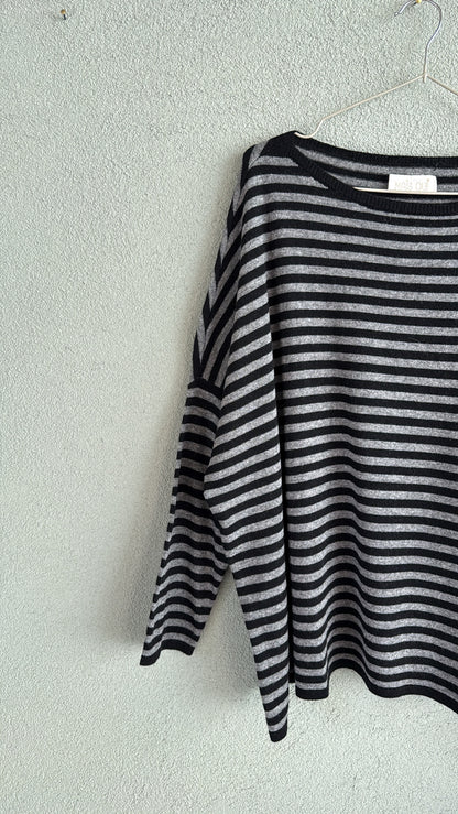 Maglia Stripped black