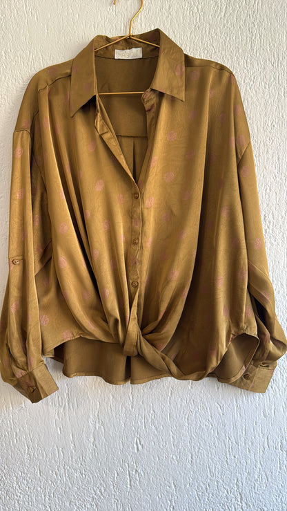 Camicia Josephine moutarde