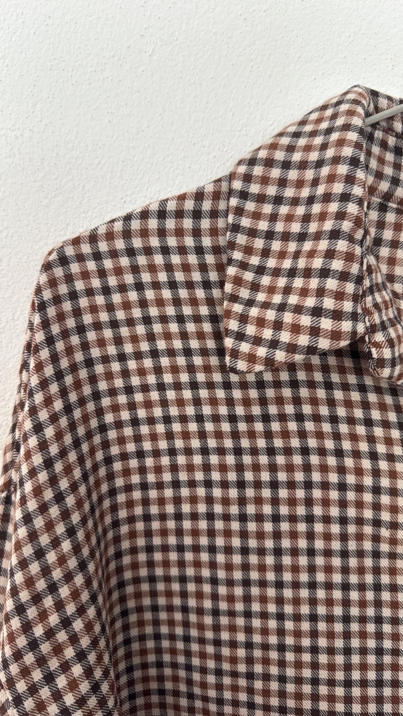 Camicia Wayne check choco