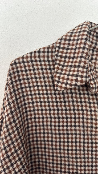 Camicia Wayne check choco