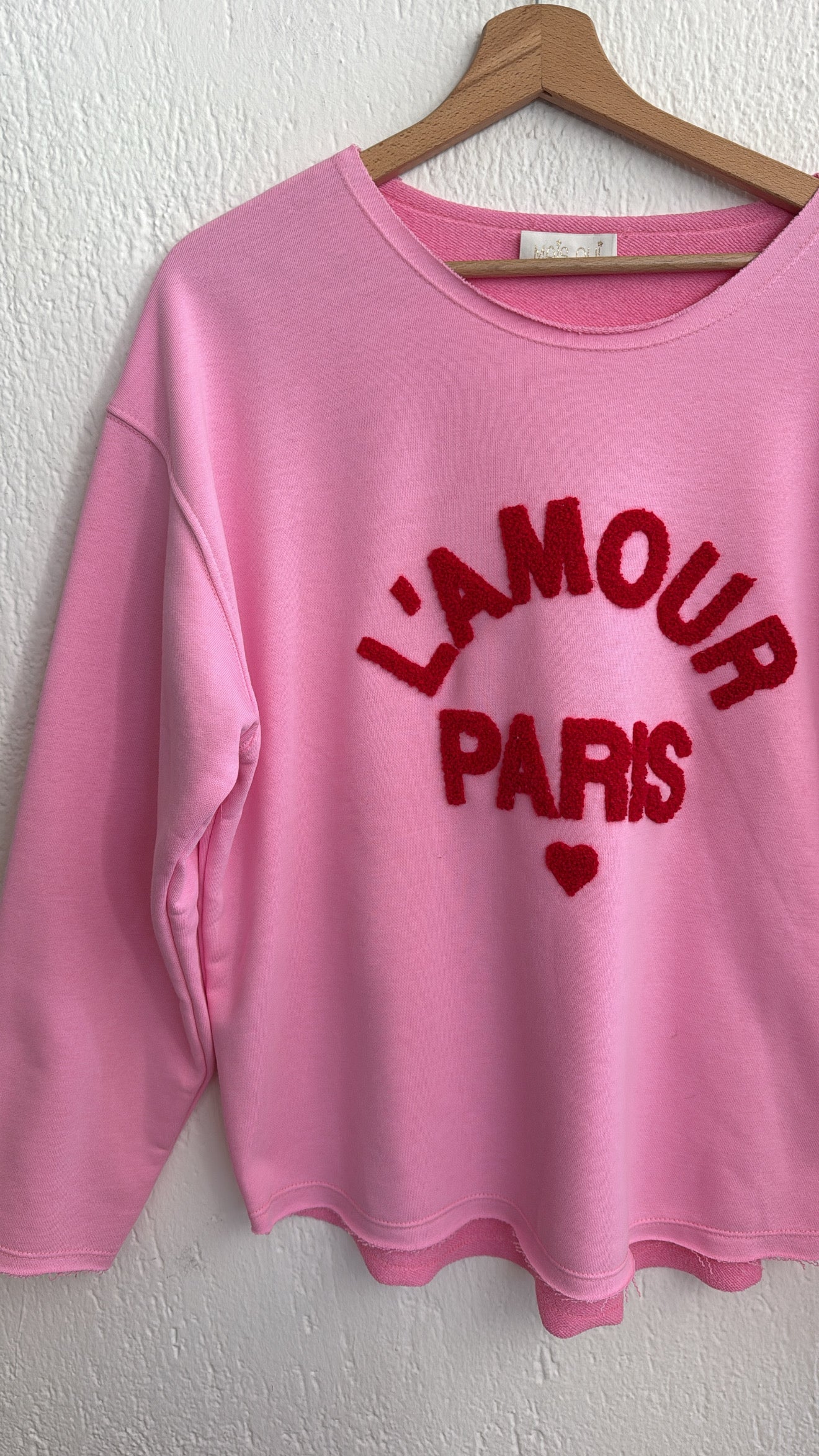 Felpa L'amour Paris bubble