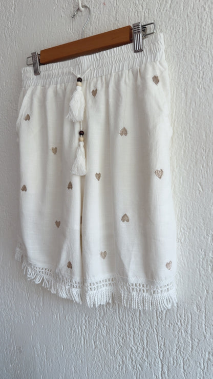 Pantaloncino Yoah white