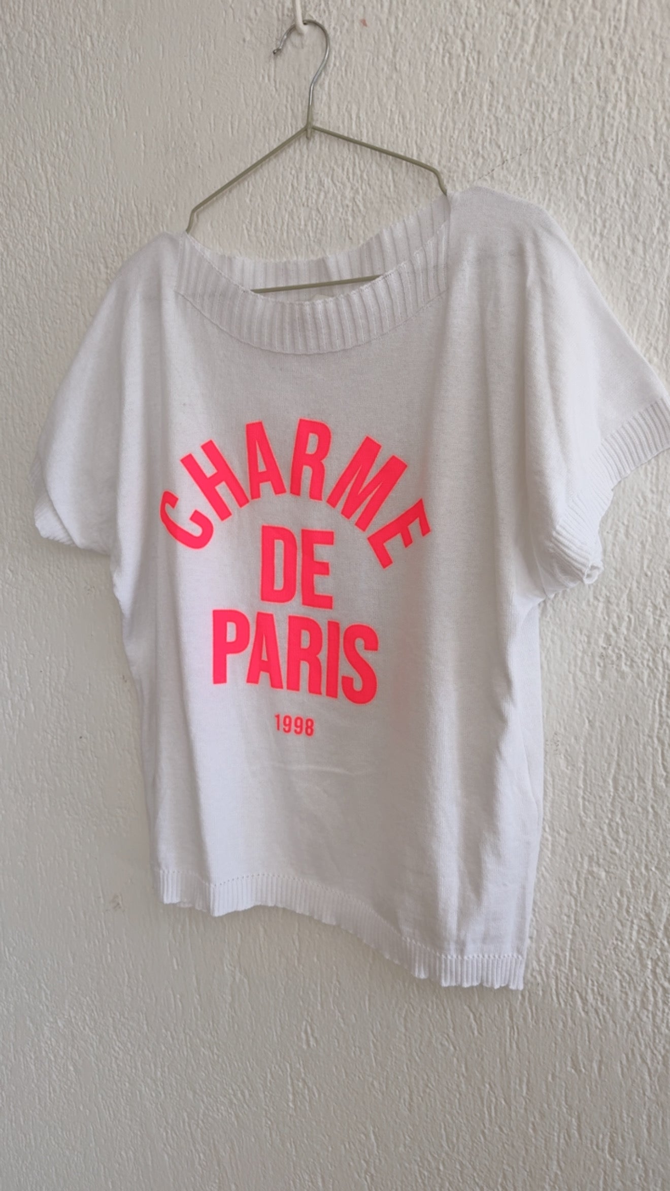 Maglia Charme de Paris white