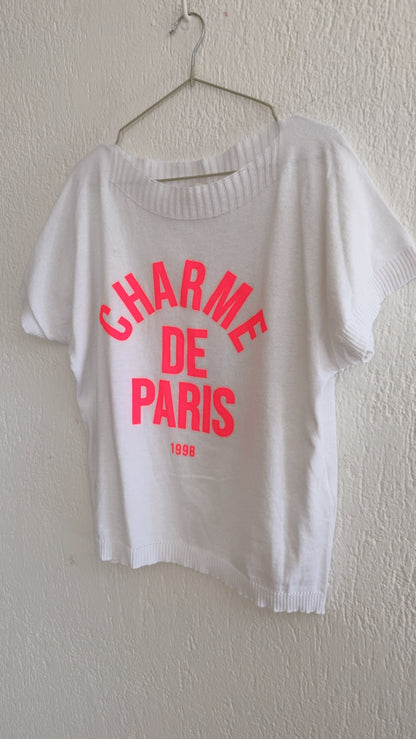 Maglia Charme de Paris white