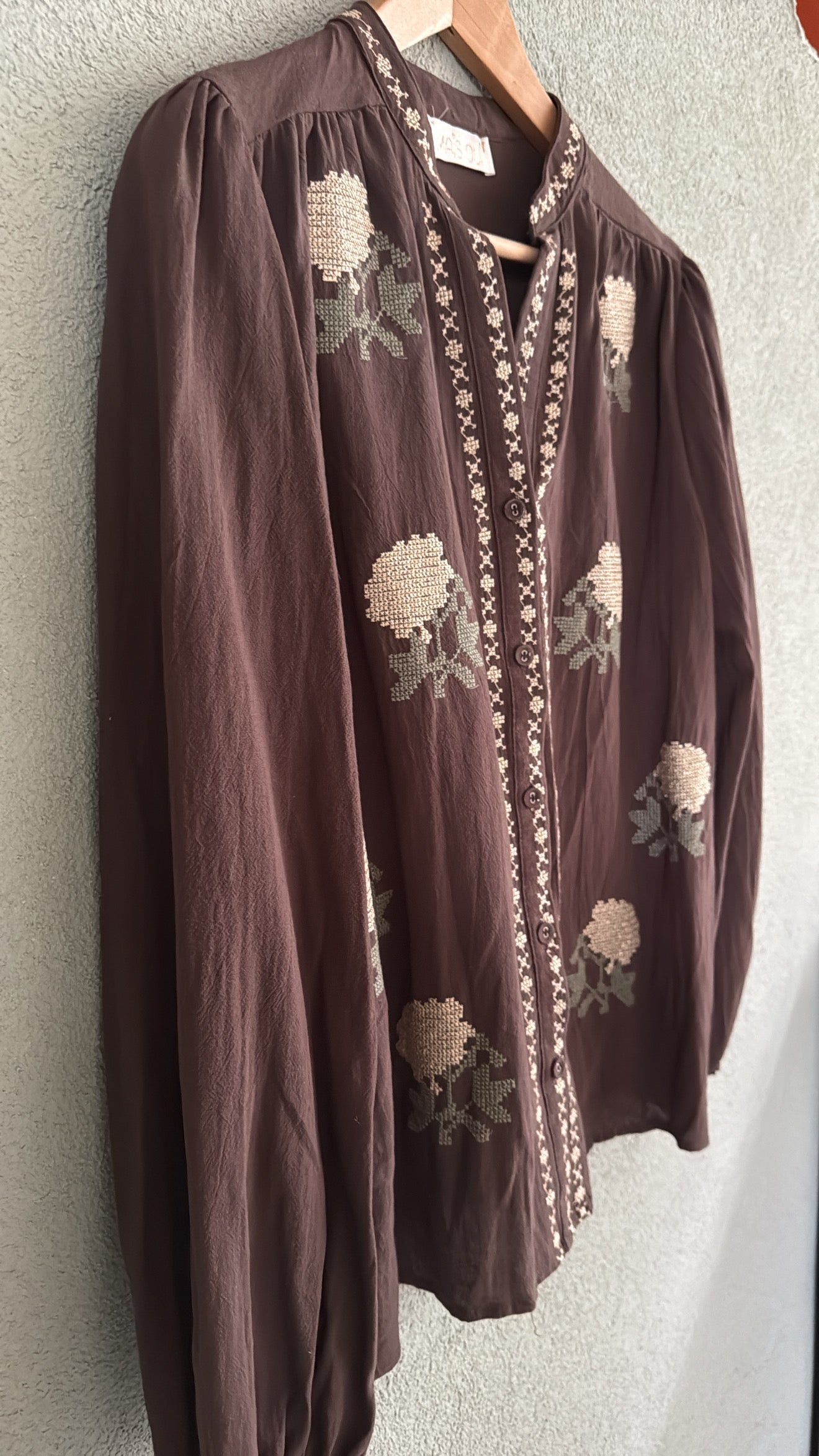 Camicia Gloria caffe