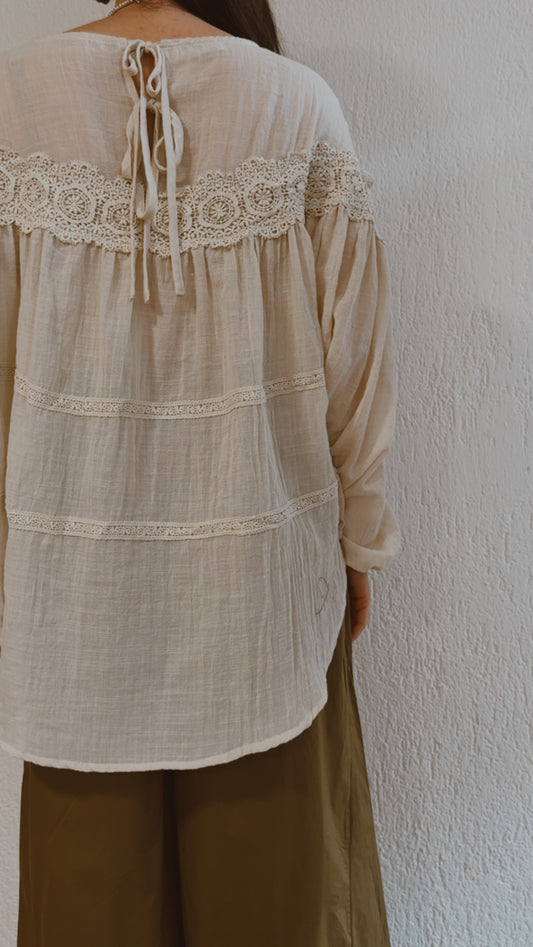 Blusa Candy natur