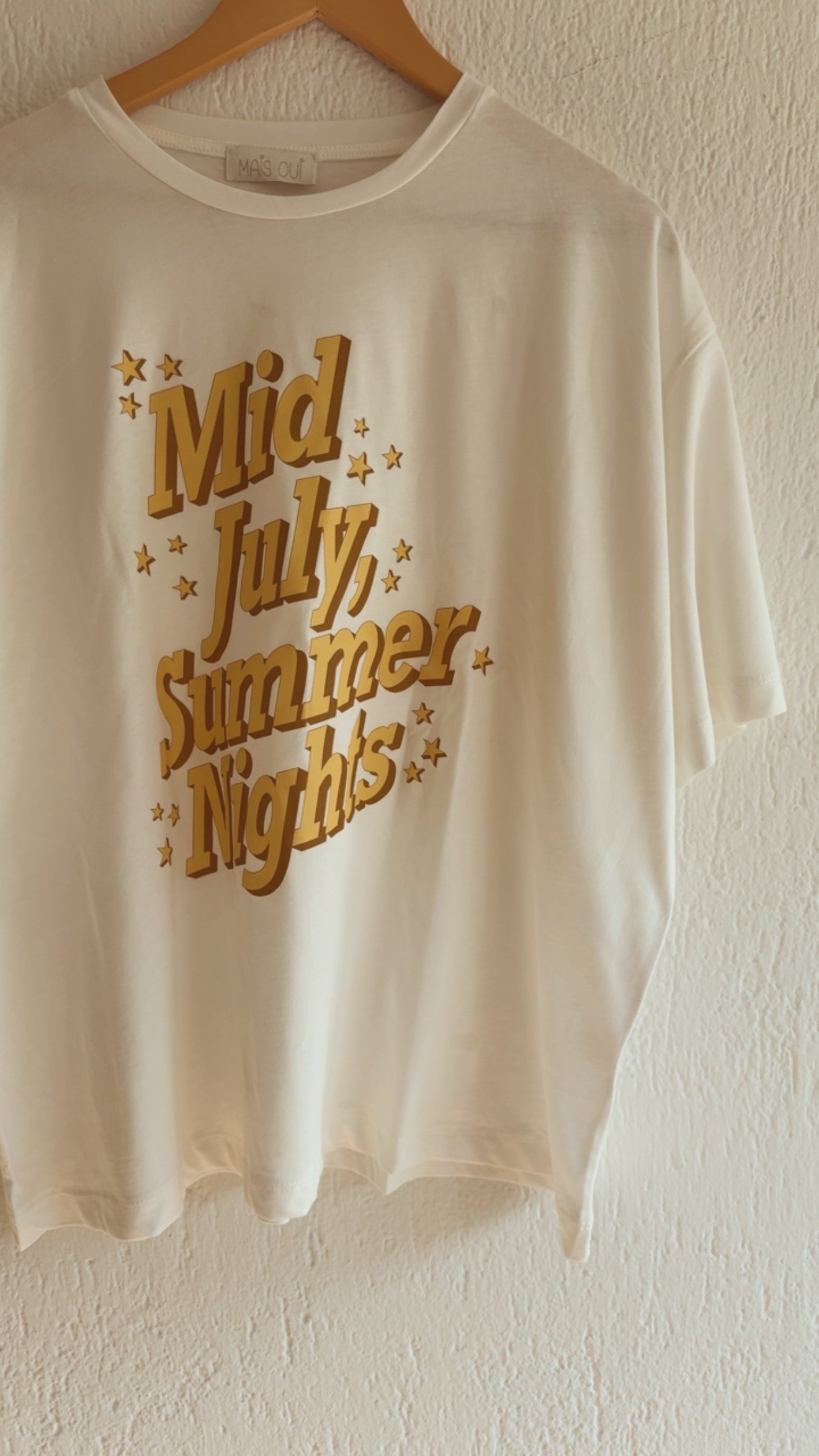 T-shirt Vintage white