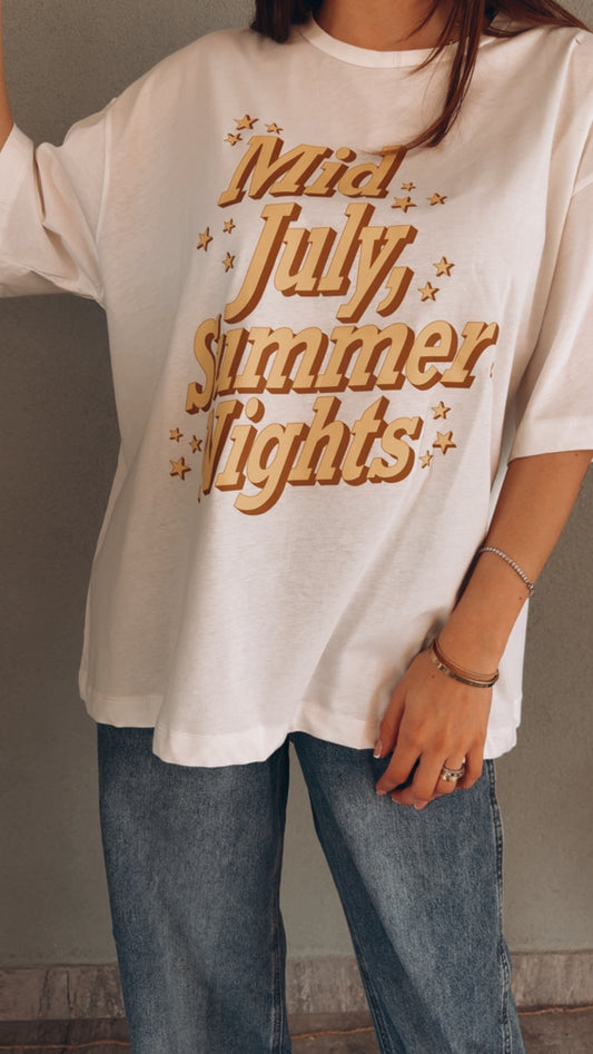 T-shirt Vintage white