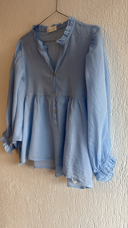 Camicia Celestina azzurra