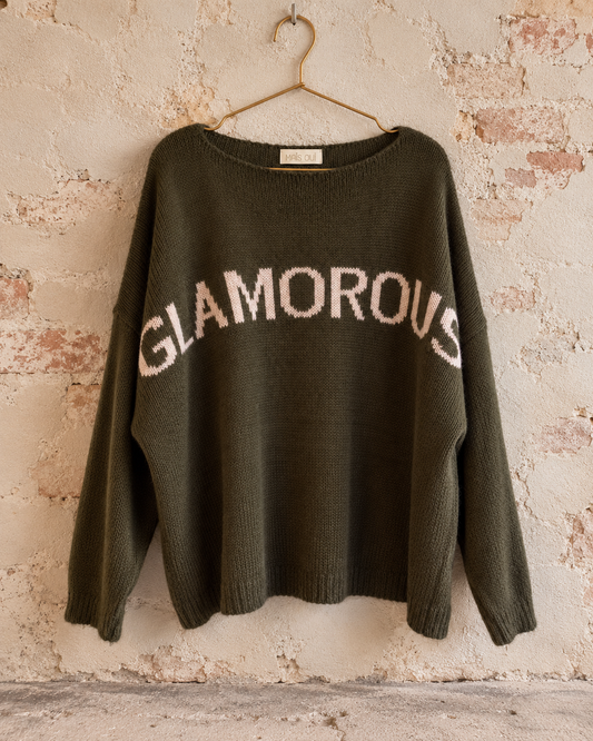 Maglia Glamourous coffee