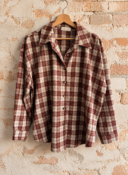 Camicia Jet'aime check mosto