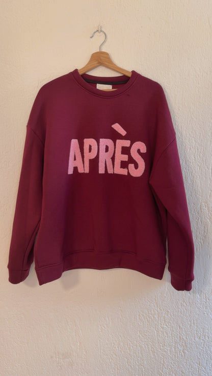 Felpa Après burgundy